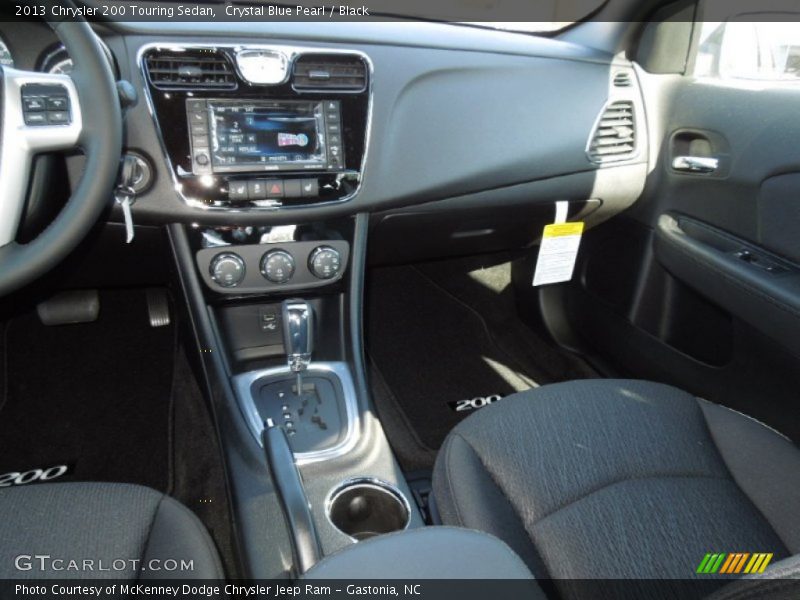 Crystal Blue Pearl / Black 2013 Chrysler 200 Touring Sedan