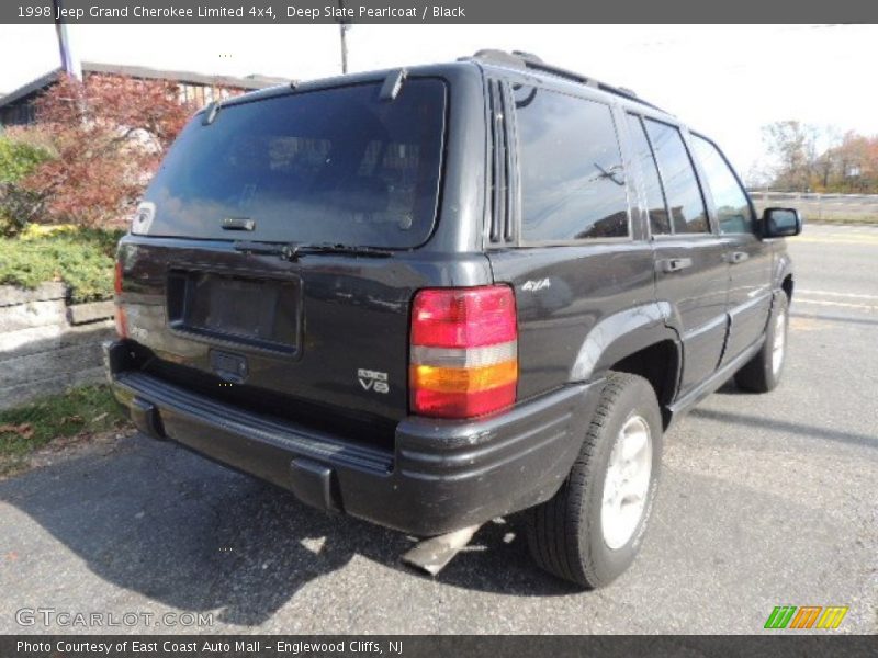 Deep Slate Pearlcoat / Black 1998 Jeep Grand Cherokee Limited 4x4