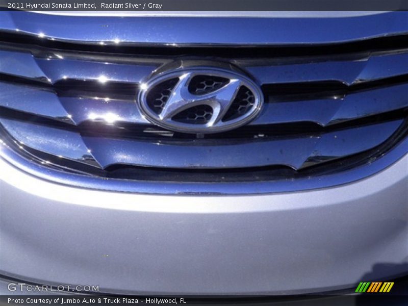 Radiant Silver / Gray 2011 Hyundai Sonata Limited