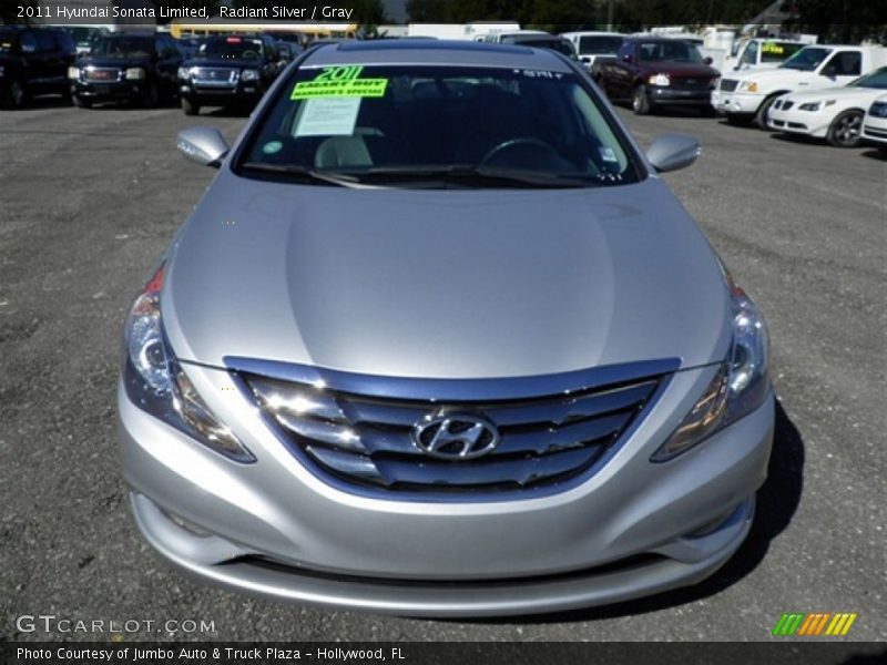Radiant Silver / Gray 2011 Hyundai Sonata Limited