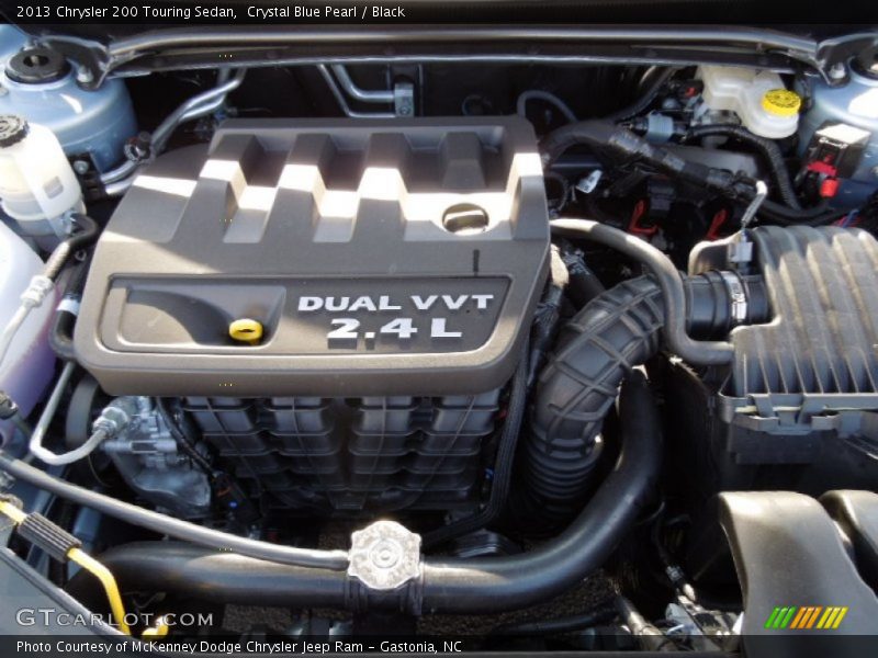 Crystal Blue Pearl / Black 2013 Chrysler 200 Touring Sedan