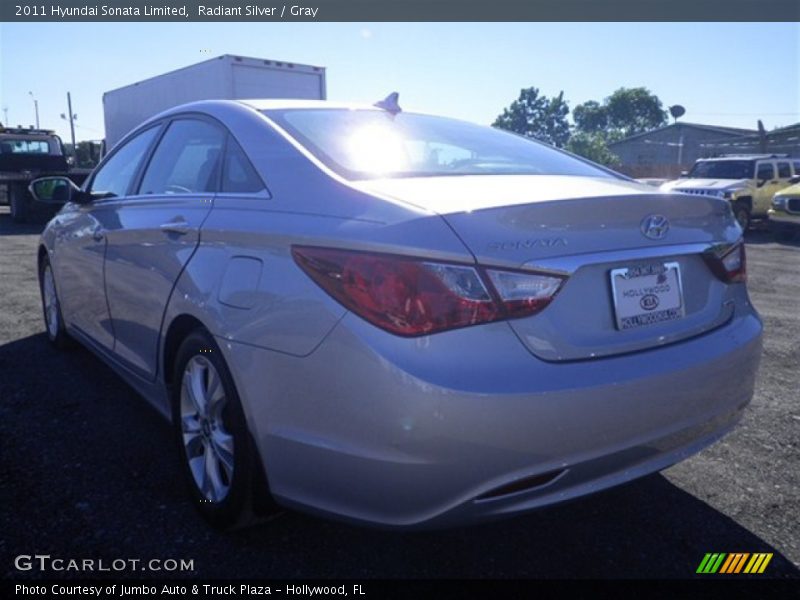 Radiant Silver / Gray 2011 Hyundai Sonata Limited