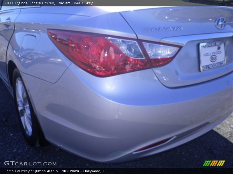 Radiant Silver / Gray 2011 Hyundai Sonata Limited