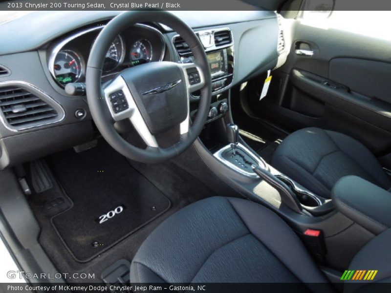 Crystal Blue Pearl / Black 2013 Chrysler 200 Touring Sedan
