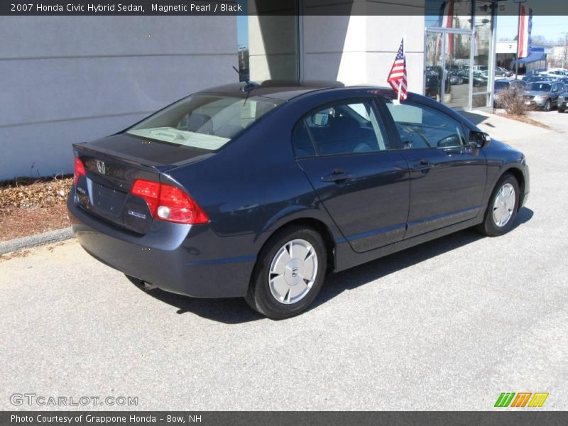 Magnetic Pearl / Black 2007 Honda Civic Hybrid Sedan