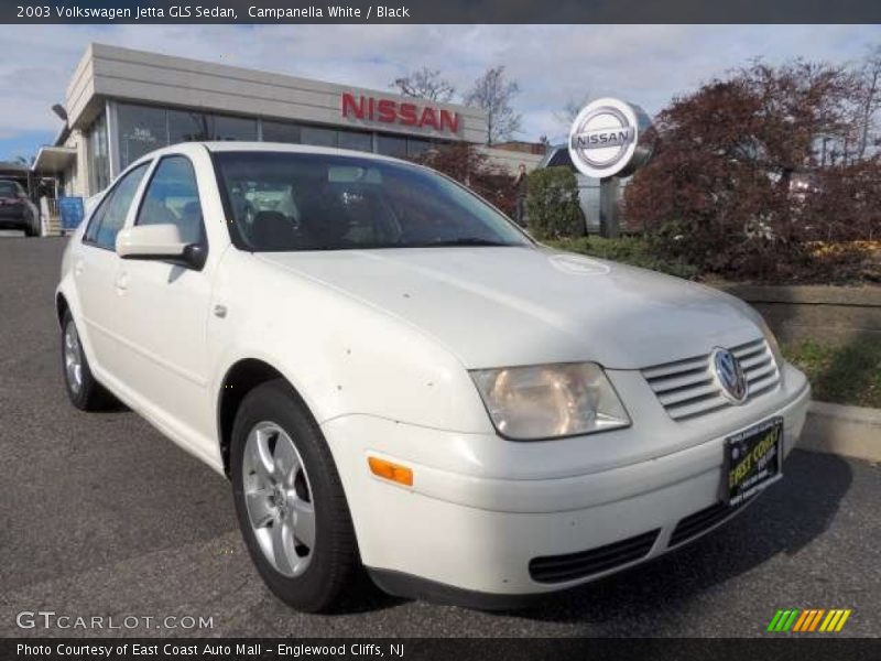 Campanella White / Black 2003 Volkswagen Jetta GLS Sedan