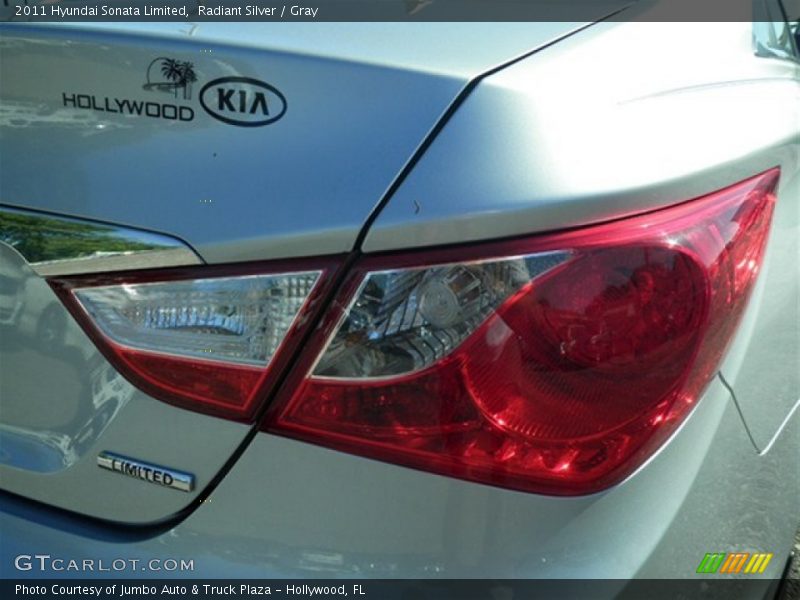 Radiant Silver / Gray 2011 Hyundai Sonata Limited