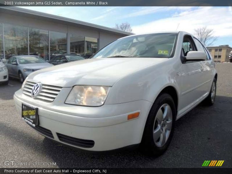 Campanella White / Black 2003 Volkswagen Jetta GLS Sedan