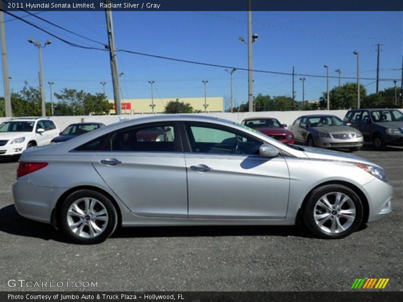 Radiant Silver / Gray 2011 Hyundai Sonata Limited