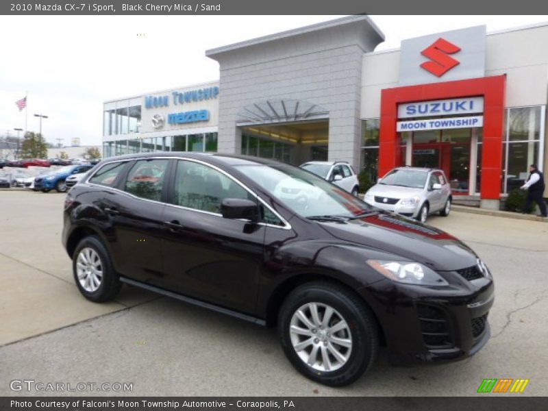 Black Cherry Mica / Sand 2010 Mazda CX-7 i Sport