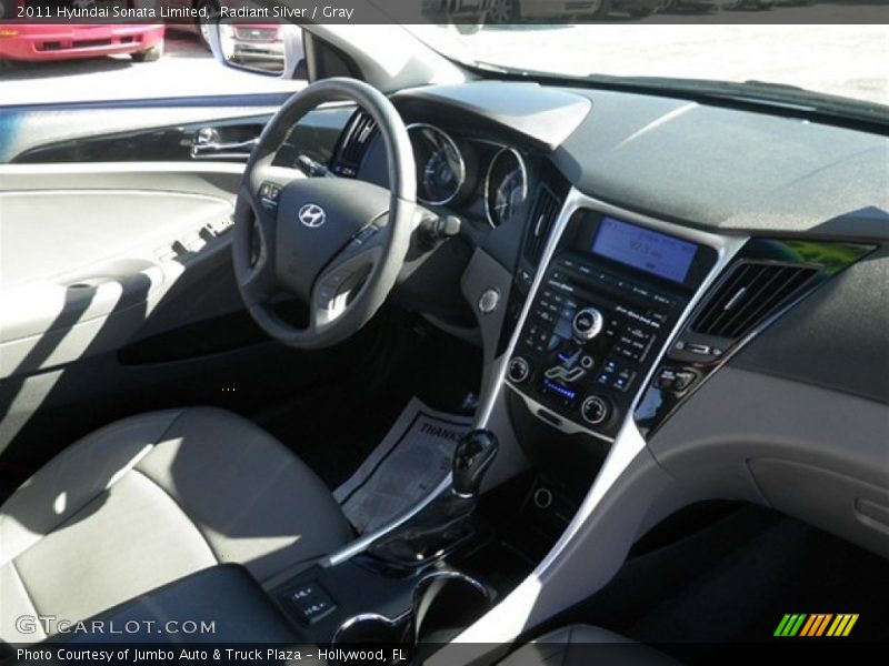 Radiant Silver / Gray 2011 Hyundai Sonata Limited