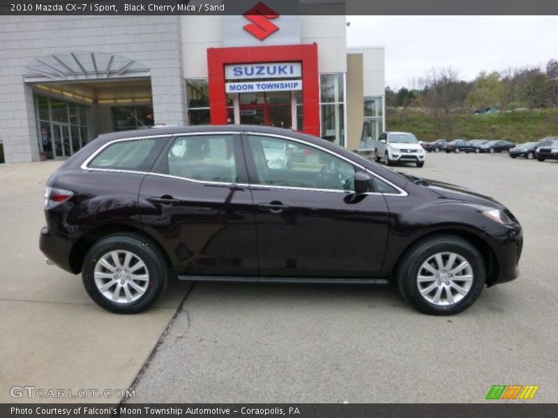 Black Cherry Mica / Sand 2010 Mazda CX-7 i Sport