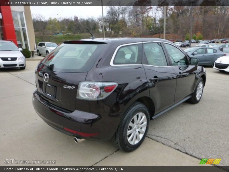 Black Cherry Mica / Sand 2010 Mazda CX-7 i Sport