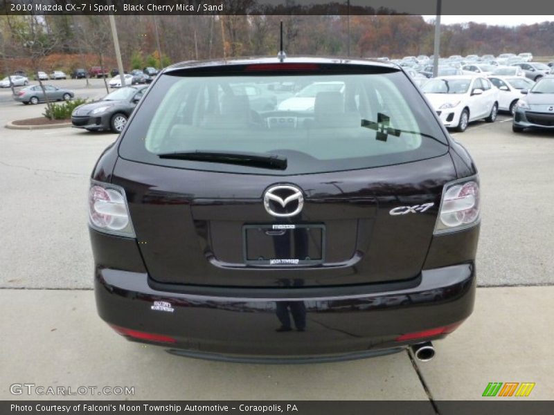 Black Cherry Mica / Sand 2010 Mazda CX-7 i Sport