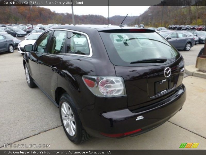 Black Cherry Mica / Sand 2010 Mazda CX-7 i Sport