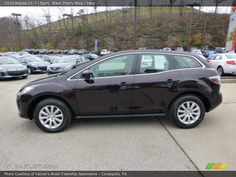 Black Cherry Mica / Sand 2010 Mazda CX-7 i Sport