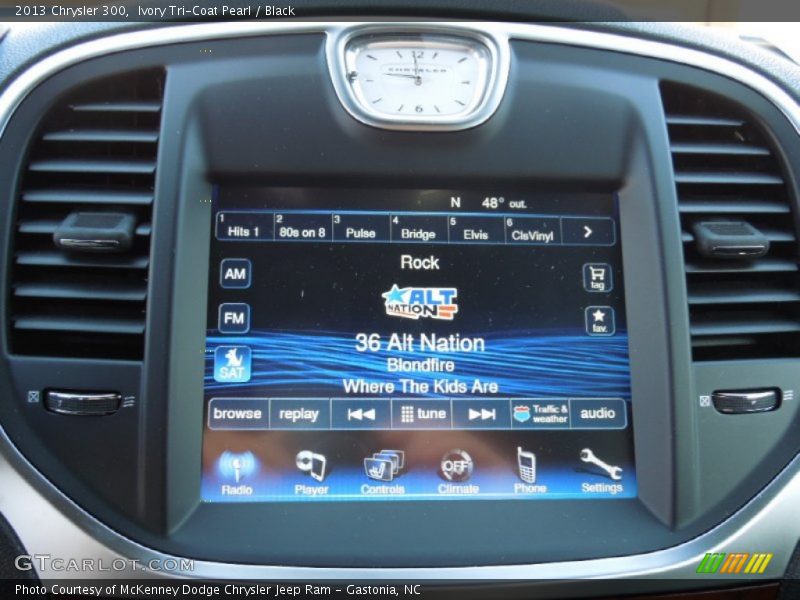 Ivory Tri-Coat Pearl / Black 2013 Chrysler 300