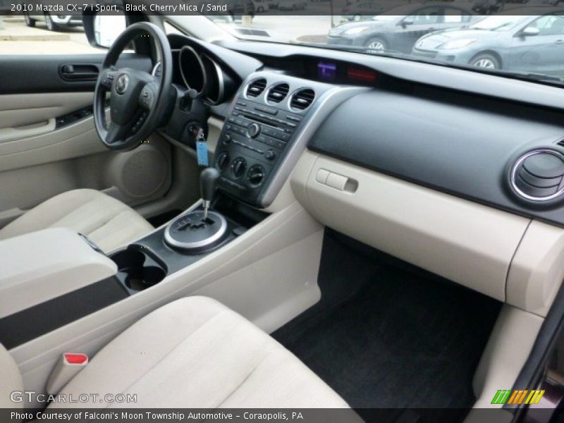 Black Cherry Mica / Sand 2010 Mazda CX-7 i Sport