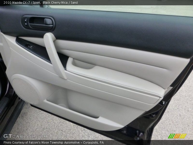 Black Cherry Mica / Sand 2010 Mazda CX-7 i Sport