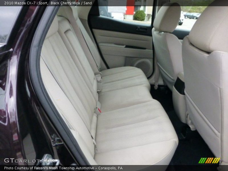 Black Cherry Mica / Sand 2010 Mazda CX-7 i Sport