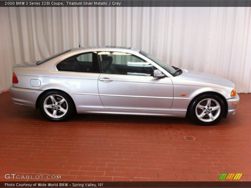 Titanium Silver Metallic / Grey 2000 BMW 3 Series 328i Coupe