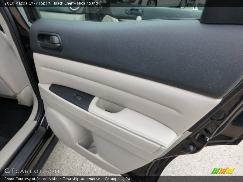 Black Cherry Mica / Sand 2010 Mazda CX-7 i Sport