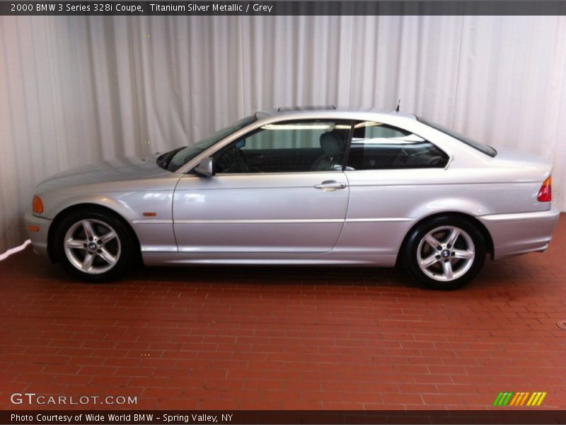 Titanium Silver Metallic / Grey 2000 BMW 3 Series 328i Coupe