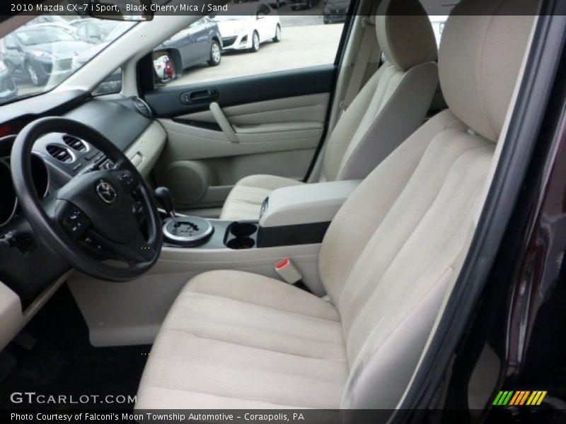 Black Cherry Mica / Sand 2010 Mazda CX-7 i Sport