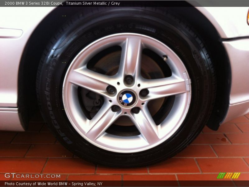 Titanium Silver Metallic / Grey 2000 BMW 3 Series 328i Coupe
