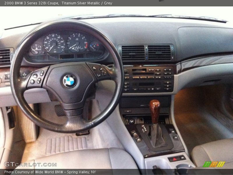 Titanium Silver Metallic / Grey 2000 BMW 3 Series 328i Coupe