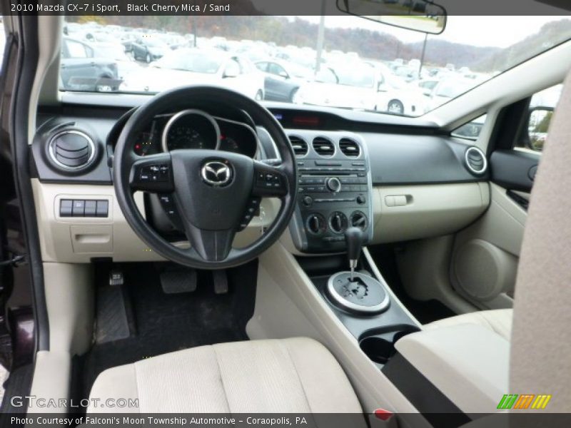 Black Cherry Mica / Sand 2010 Mazda CX-7 i Sport
