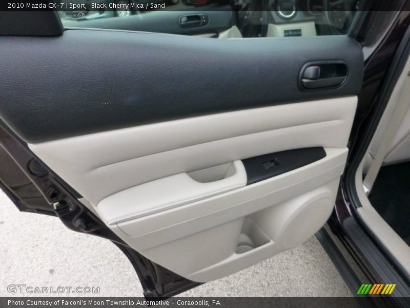 Black Cherry Mica / Sand 2010 Mazda CX-7 i Sport