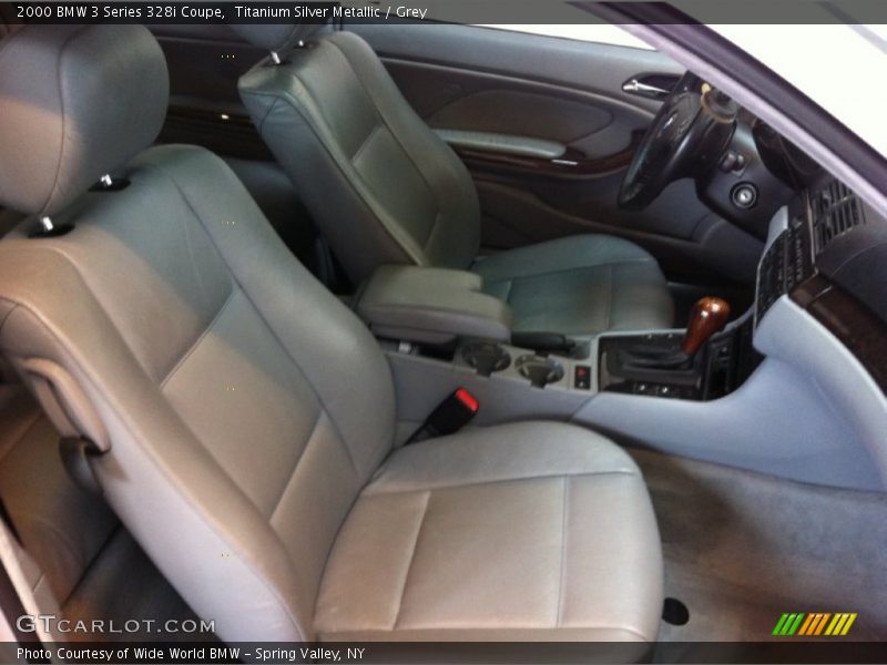 Titanium Silver Metallic / Grey 2000 BMW 3 Series 328i Coupe