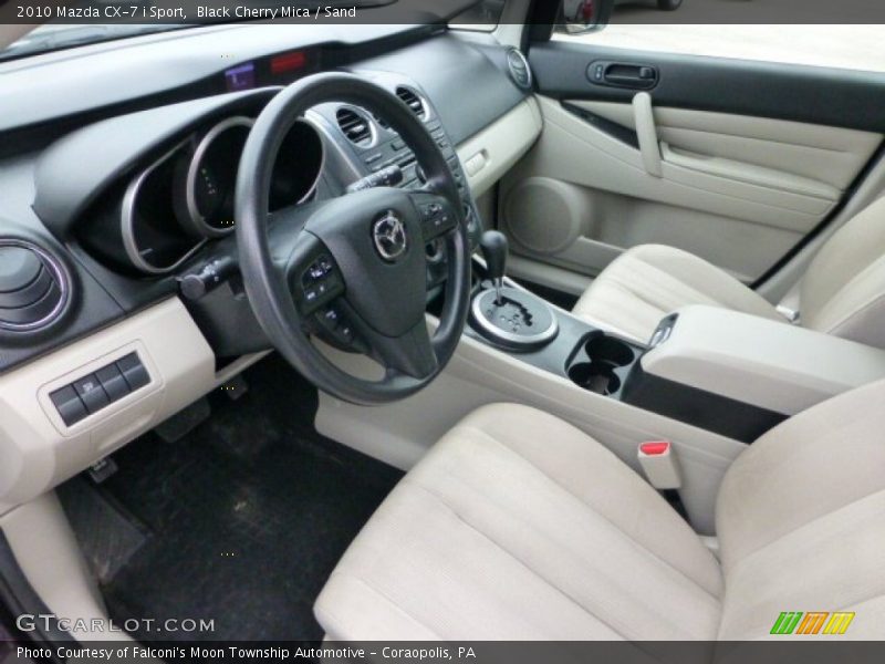 Black Cherry Mica / Sand 2010 Mazda CX-7 i Sport