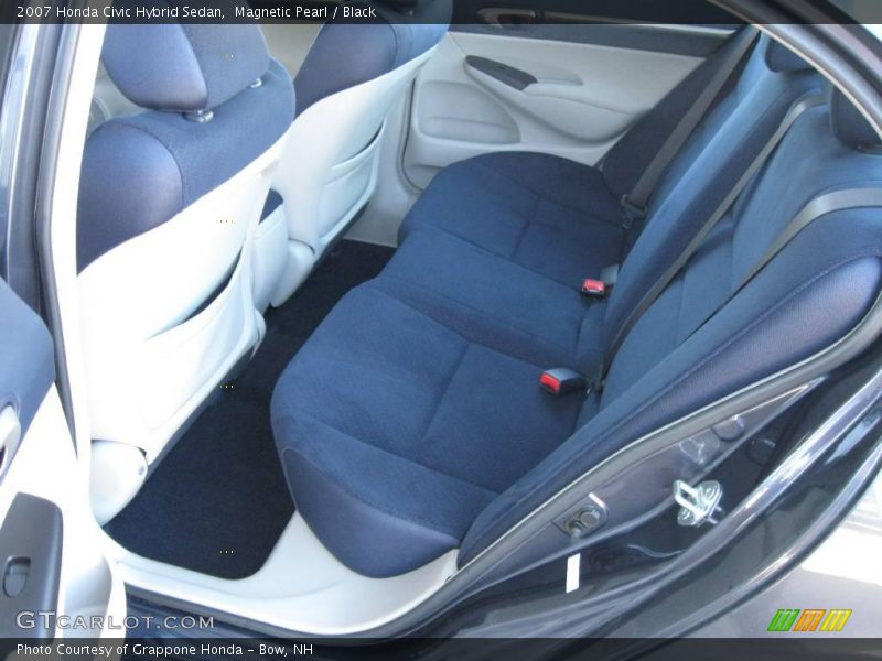 Magnetic Pearl / Black 2007 Honda Civic Hybrid Sedan