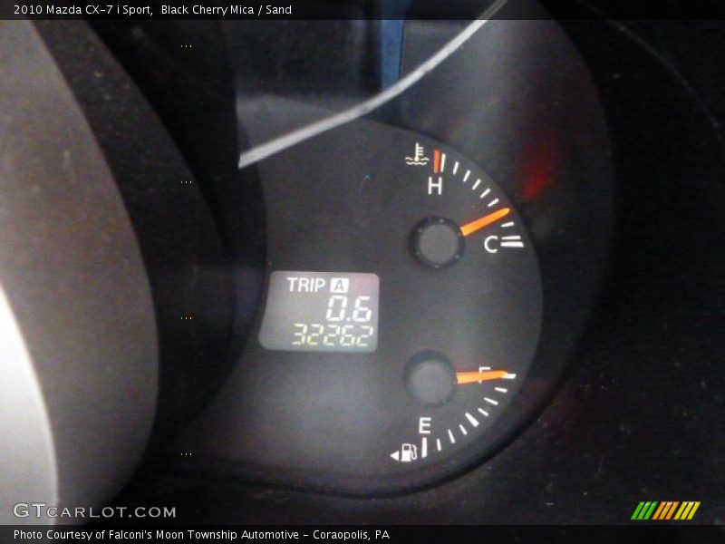 Black Cherry Mica / Sand 2010 Mazda CX-7 i Sport