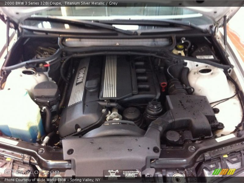 Titanium Silver Metallic / Grey 2000 BMW 3 Series 328i Coupe