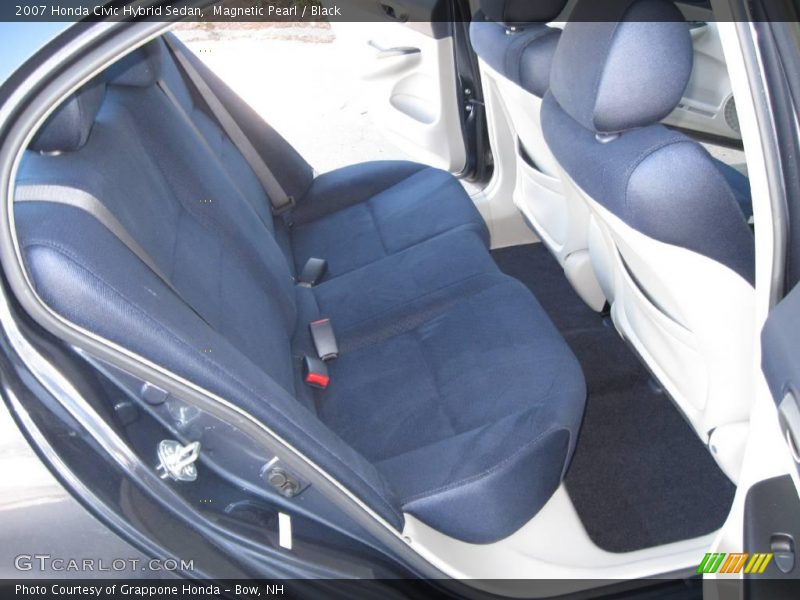 Magnetic Pearl / Black 2007 Honda Civic Hybrid Sedan