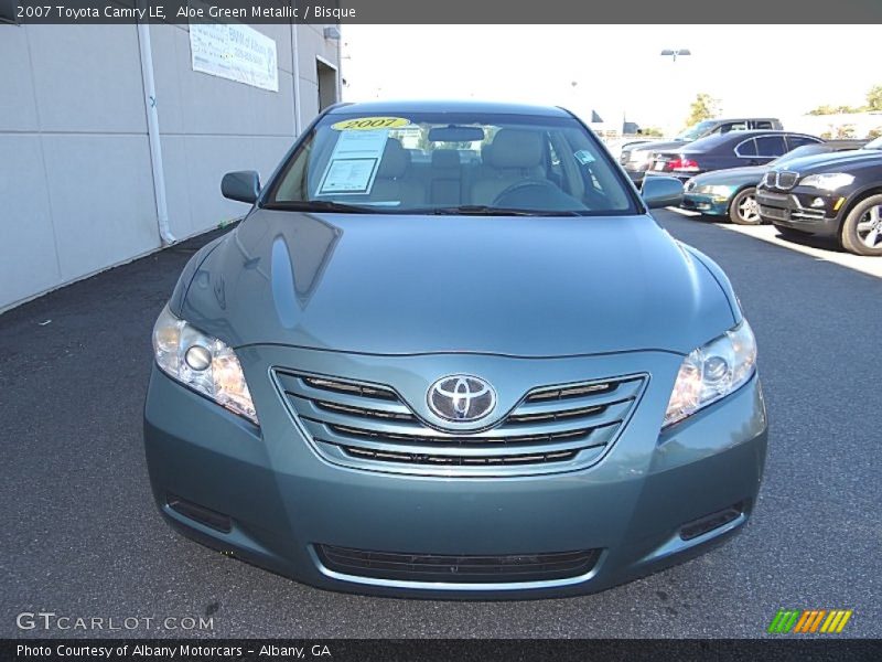 Aloe Green Metallic / Bisque 2007 Toyota Camry LE