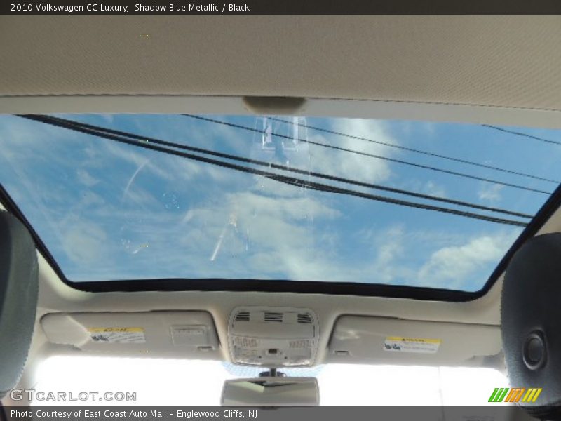 Shadow Blue Metallic / Black 2010 Volkswagen CC Luxury