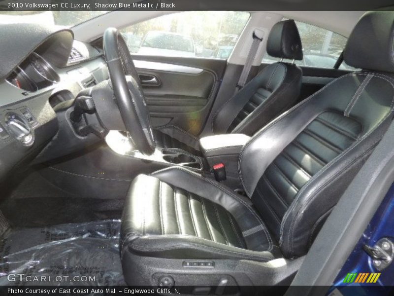 Shadow Blue Metallic / Black 2010 Volkswagen CC Luxury