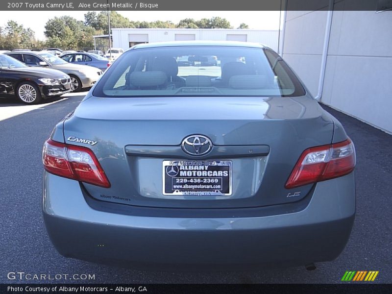 Aloe Green Metallic / Bisque 2007 Toyota Camry LE