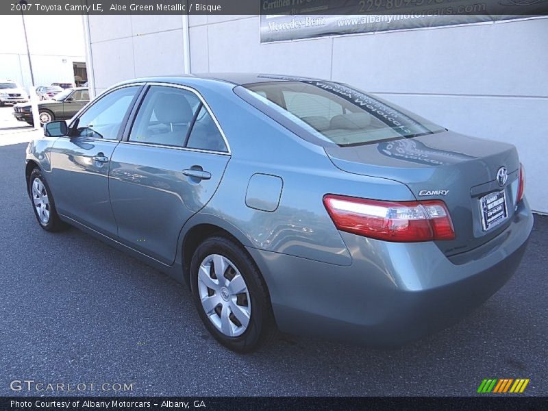Aloe Green Metallic / Bisque 2007 Toyota Camry LE