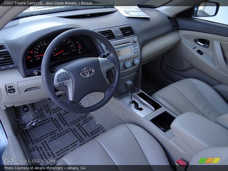 Aloe Green Metallic / Bisque 2007 Toyota Camry LE