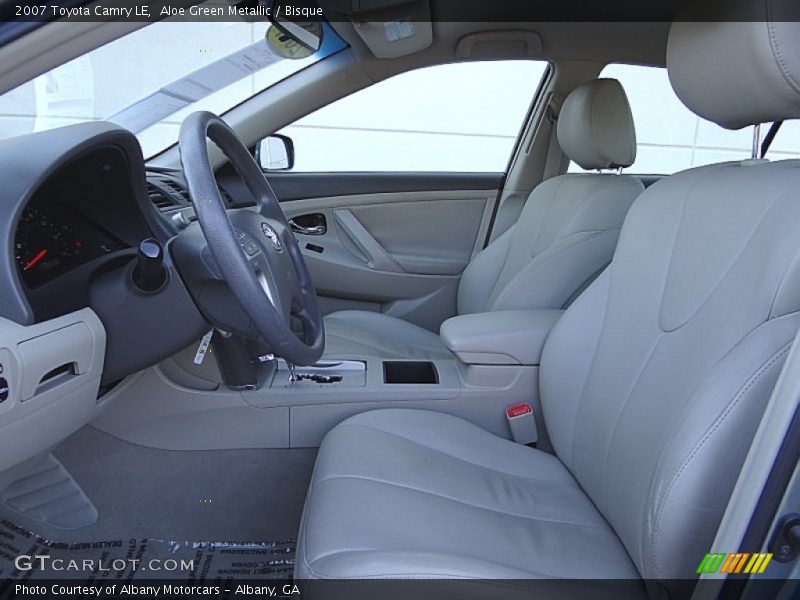 Aloe Green Metallic / Bisque 2007 Toyota Camry LE
