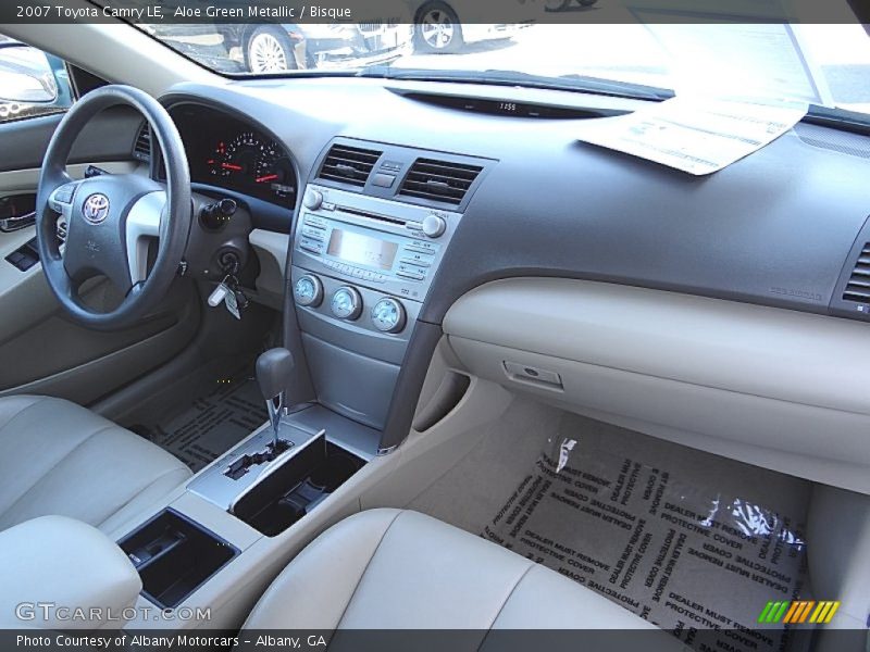 Aloe Green Metallic / Bisque 2007 Toyota Camry LE