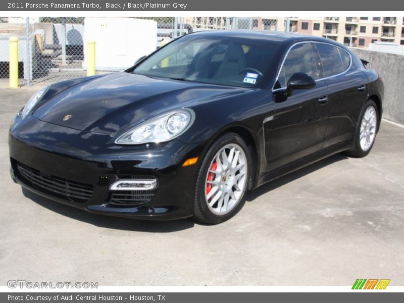 Black / Black/Platinum Grey 2011 Porsche Panamera Turbo