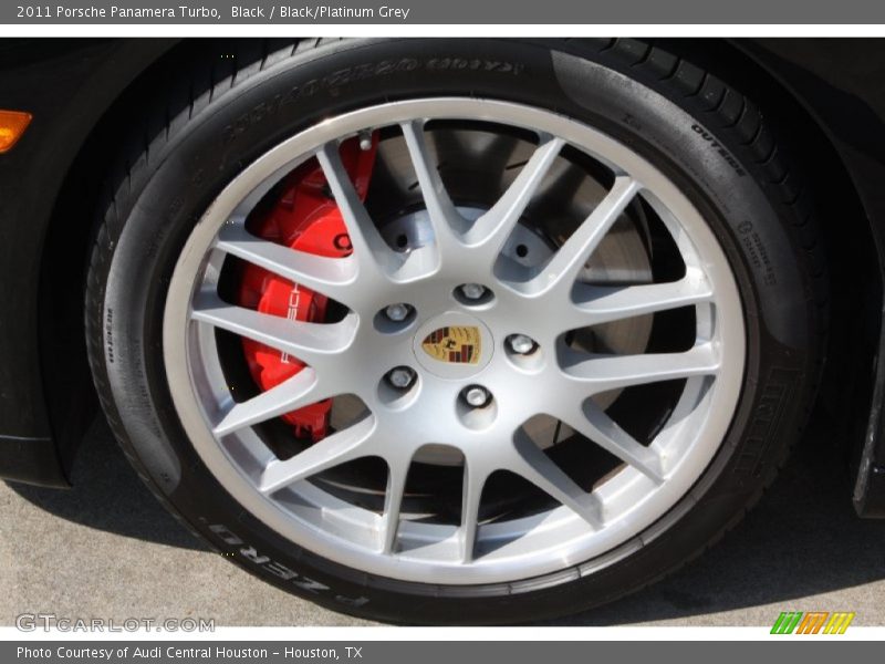 Black / Black/Platinum Grey 2011 Porsche Panamera Turbo