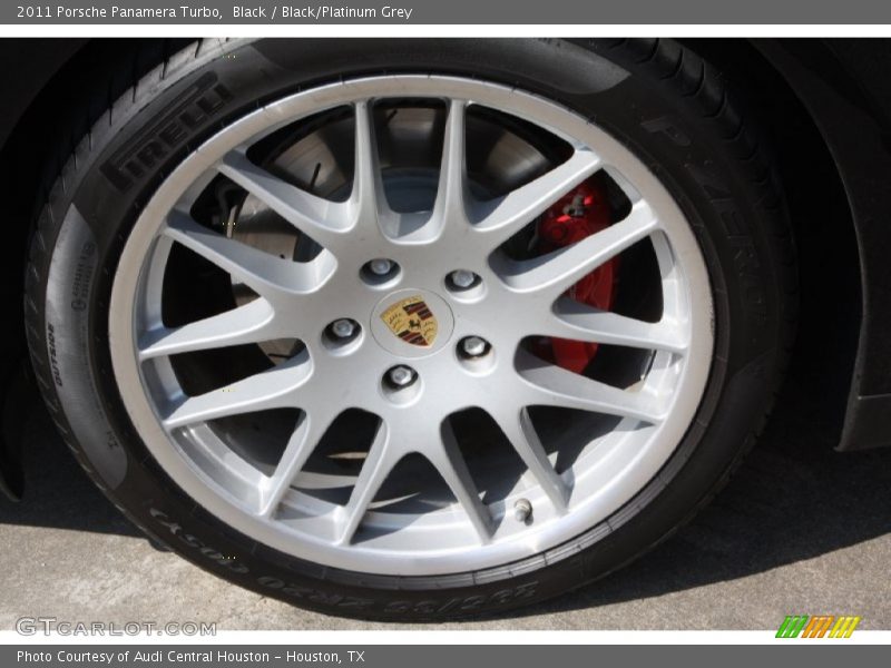 Black / Black/Platinum Grey 2011 Porsche Panamera Turbo