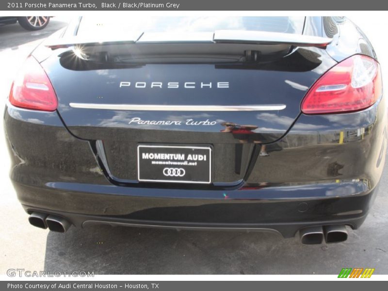Black / Black/Platinum Grey 2011 Porsche Panamera Turbo